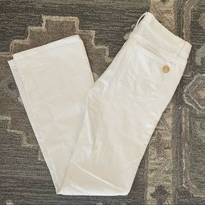 Tory Burch White Denim Bootcut Jeans size 27